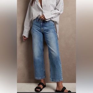 Banana Republic High-Rise Wide-Leg Crop Jean